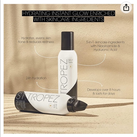 St.Tropez Tan Luxe Whipped Crème Mousse 200ml I Skincare Self Tanner I Fake Tan - Picture 2 of 7